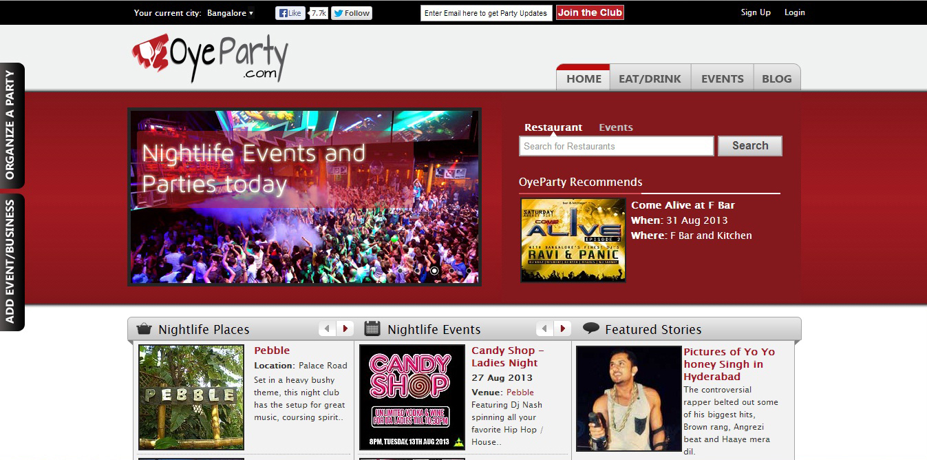 Oye, Where’s The Party Tonight?